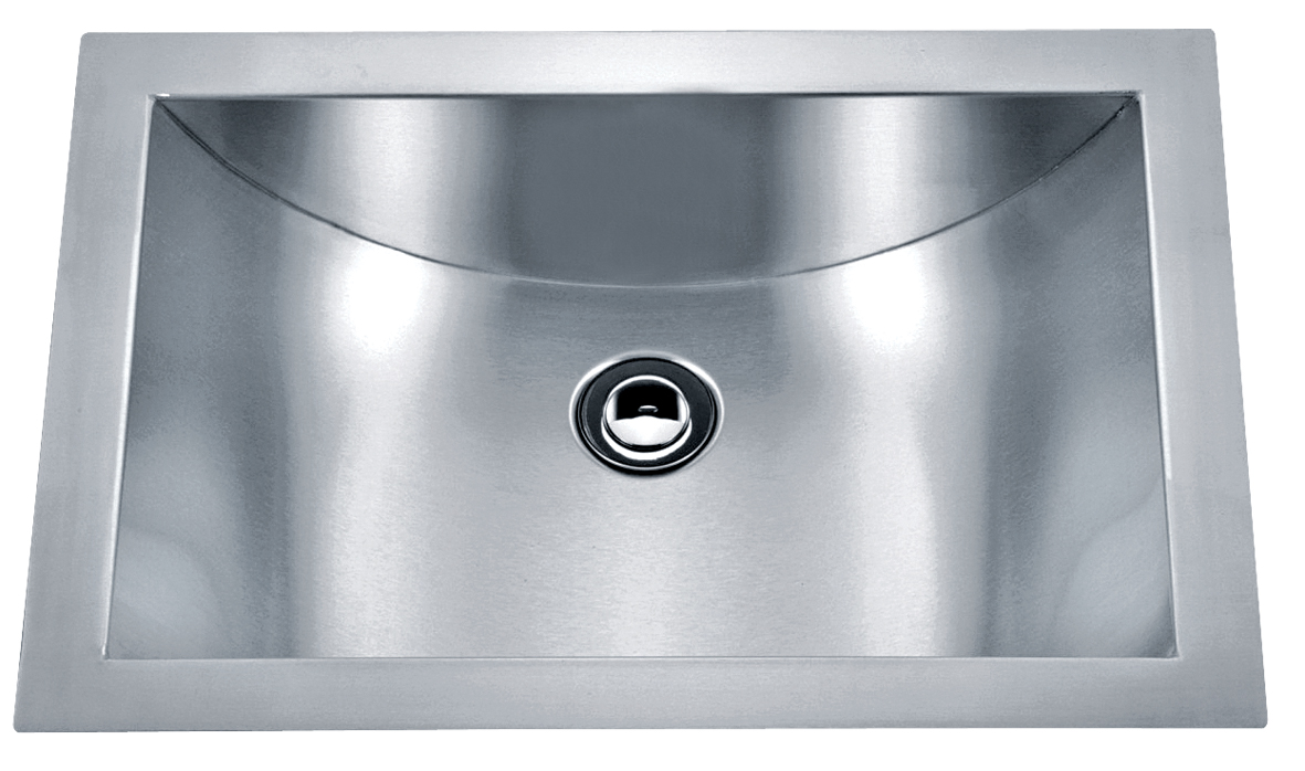 square undermount stainless steel bathroom sinks